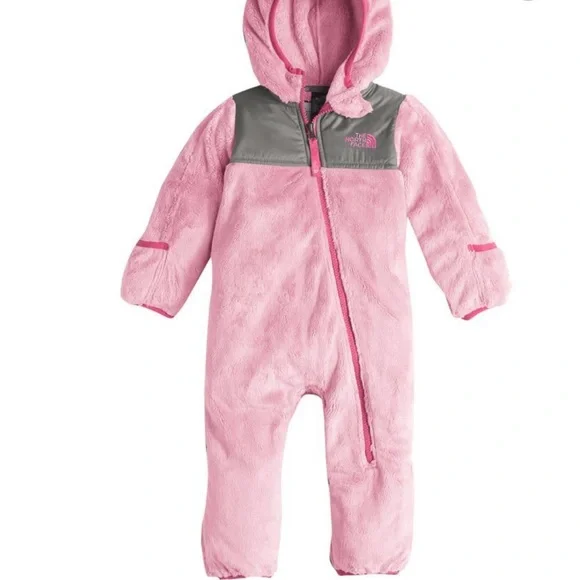 The north face baby girls bunting fleece 3 6 mnths